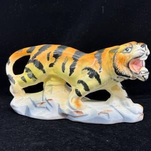 Ceramiche Ronzanイタリア製セラミックタイガー小 置物☆大幅値下げ Japan Ceramic Tiger - Etsy