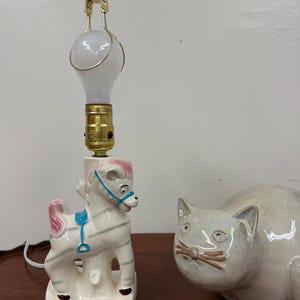 Small Striped Pony or Horse Nursery Lamp