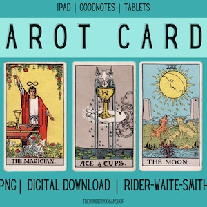 Cartas de Tarô | Download digital PNG | Cavaleiro Waite Smith | Arcanos Maiores e Menores