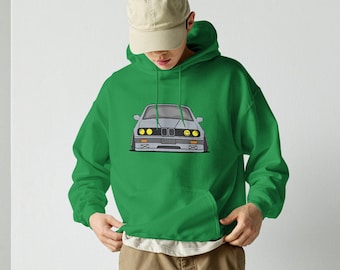 BMW M3 E30 Drift Car Hoodie, Pullover, German