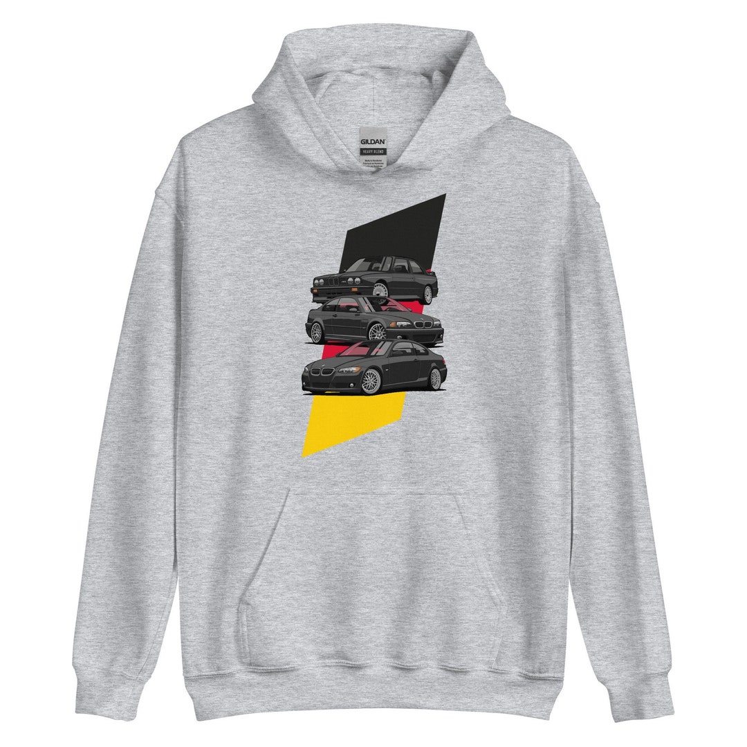 BMW M3 E30, E46, E92 With German Flag. Best Car Hoodie Perfectly ...