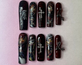 Rock Angel Press On Nails