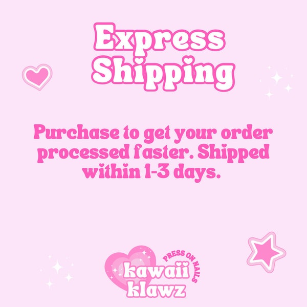 Press on Nails Express Shipping