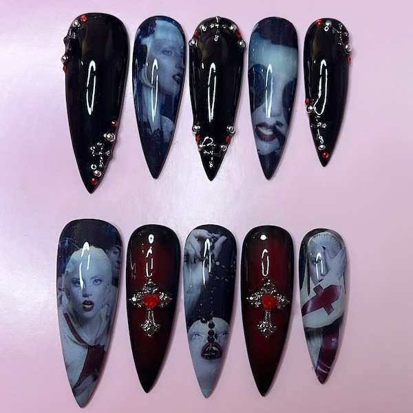 Lady Gaga Alejandro Press On Nails