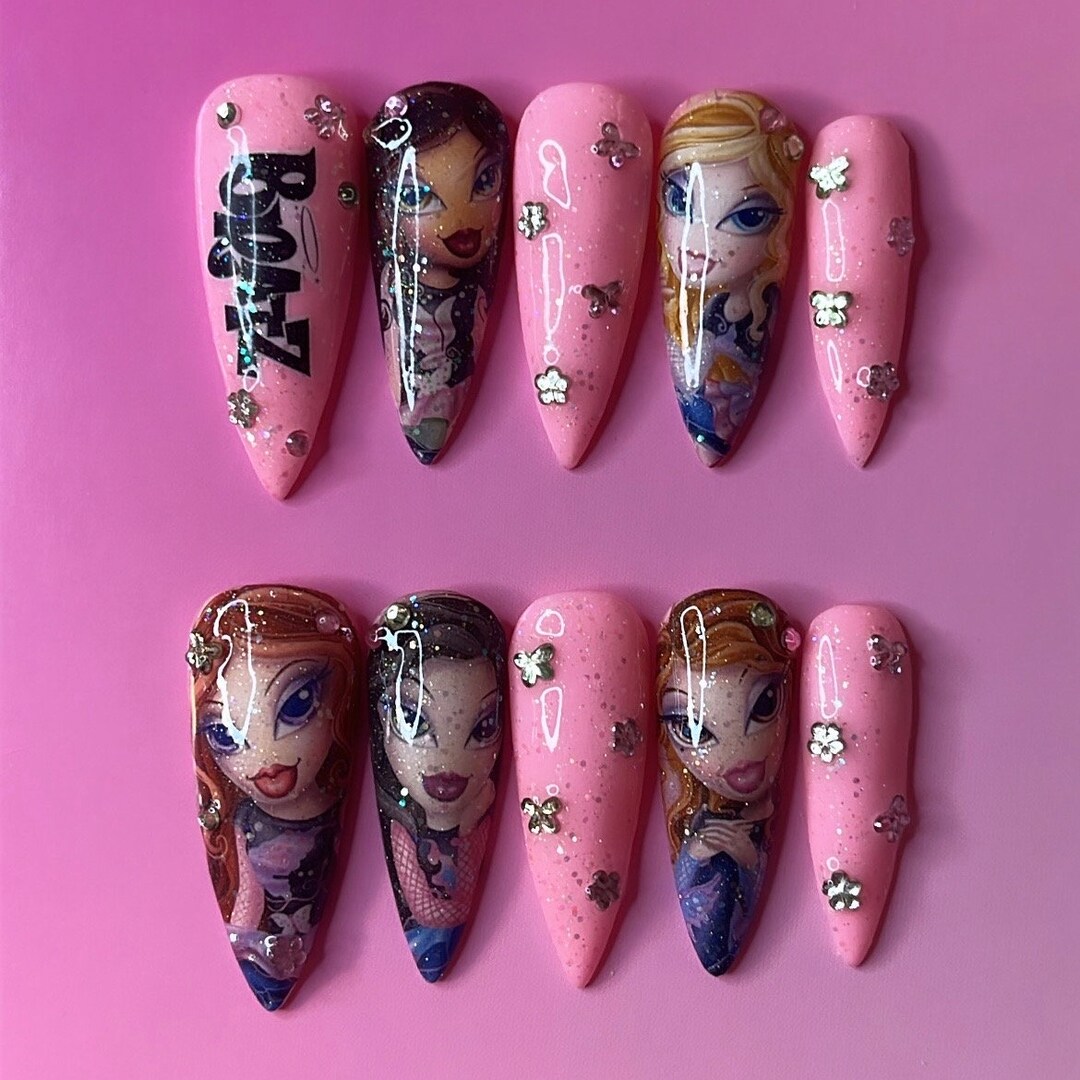 Fashion Pixiez Press on Nails - Etsy Australia