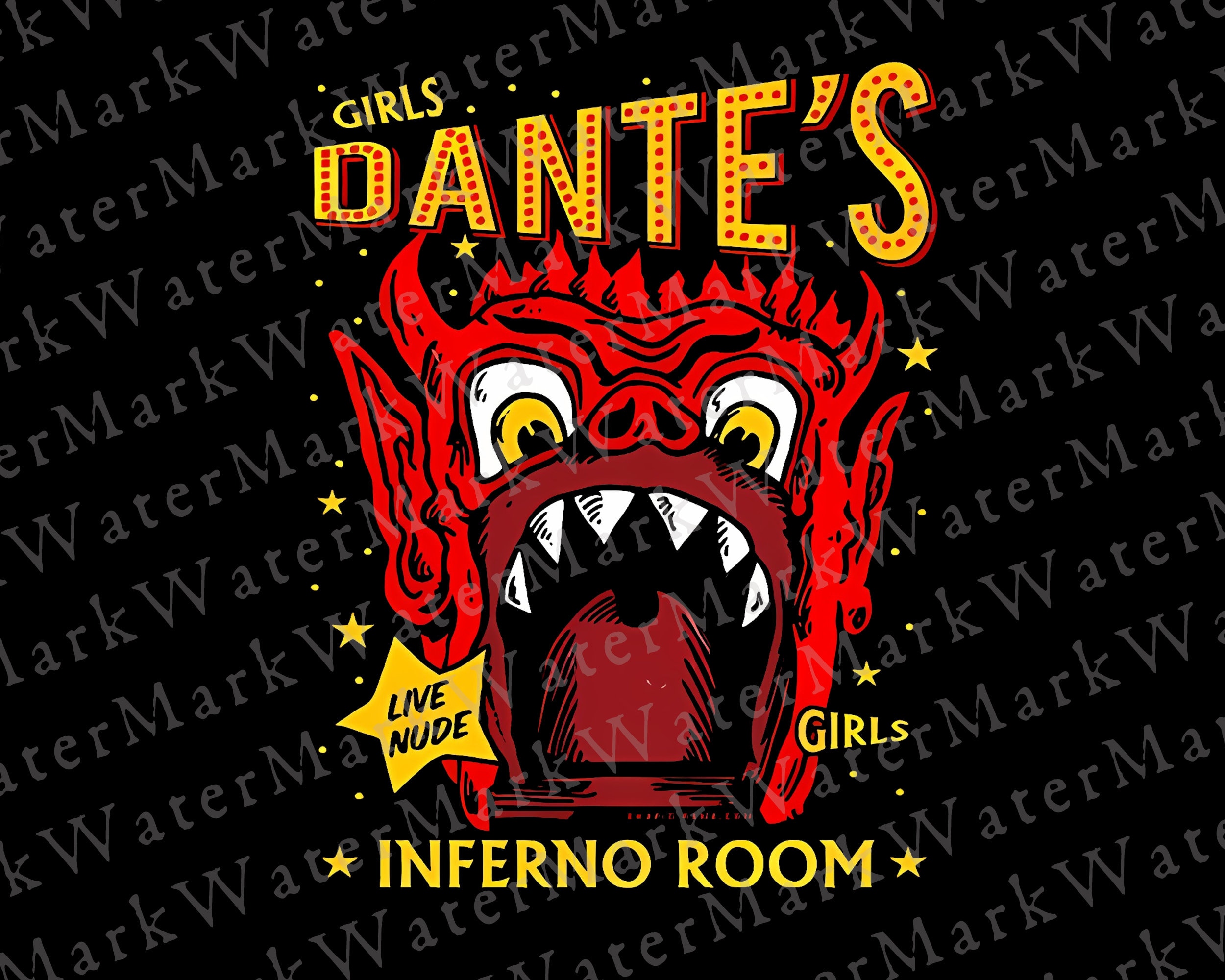 Beetlejuice Dante’s Inferno 8x11 art print