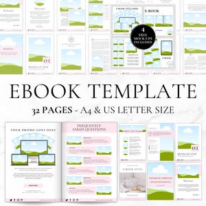 Bearbeitbare E-Book-Vorlage, kleine Business Canva E-Book-Vorlage, A4- und US Letter-Größe, digitaler Bleimagnet, Mini-Schulungsanleitung