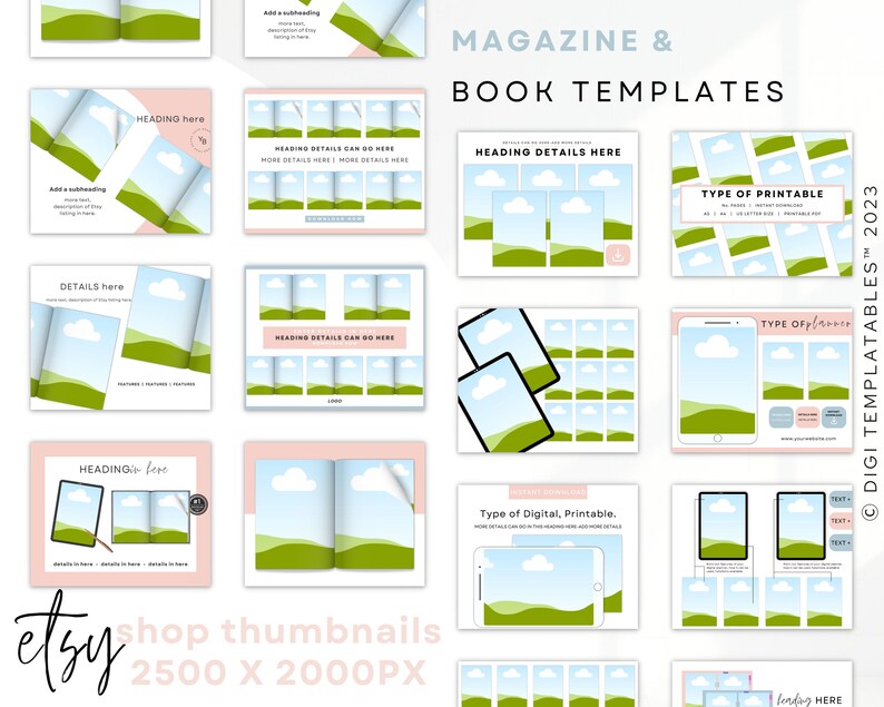 MOCKUP BUNDLES for Selling PRINTABLES on Etsy Printable and - Etsy