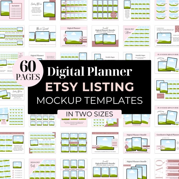 Printable Etsy Listing Mockup - Etsy