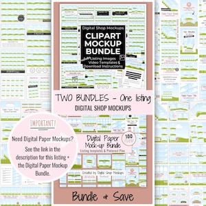 Clipart-mockupbundel, png-mockup canva, afbeeldingsmodel digitale Etsy-shopvermelding, Etsy-videosjabloon, canva-mockupbundel slepen en neerzetten afbeelding 10
