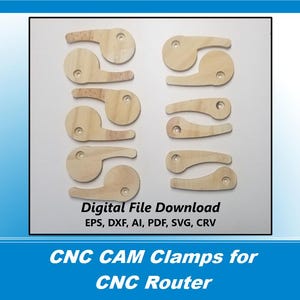 CNC Router Cam Clamps, Hold Down Clamp, CNC Tools, Fastening tools, Strong Clamping, CNC router clamps