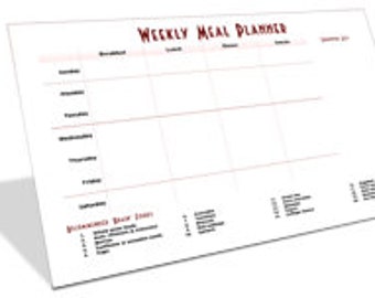 Top 20 Brain Foods Meal Planner E-Book