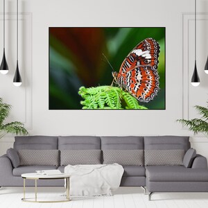 Beautiful Butterfly Canvas Wall Art, Canvas Print, Butterfly Print, Abstract Art, Home Decor, Wall Art, Living Room Decor, Large Canvas