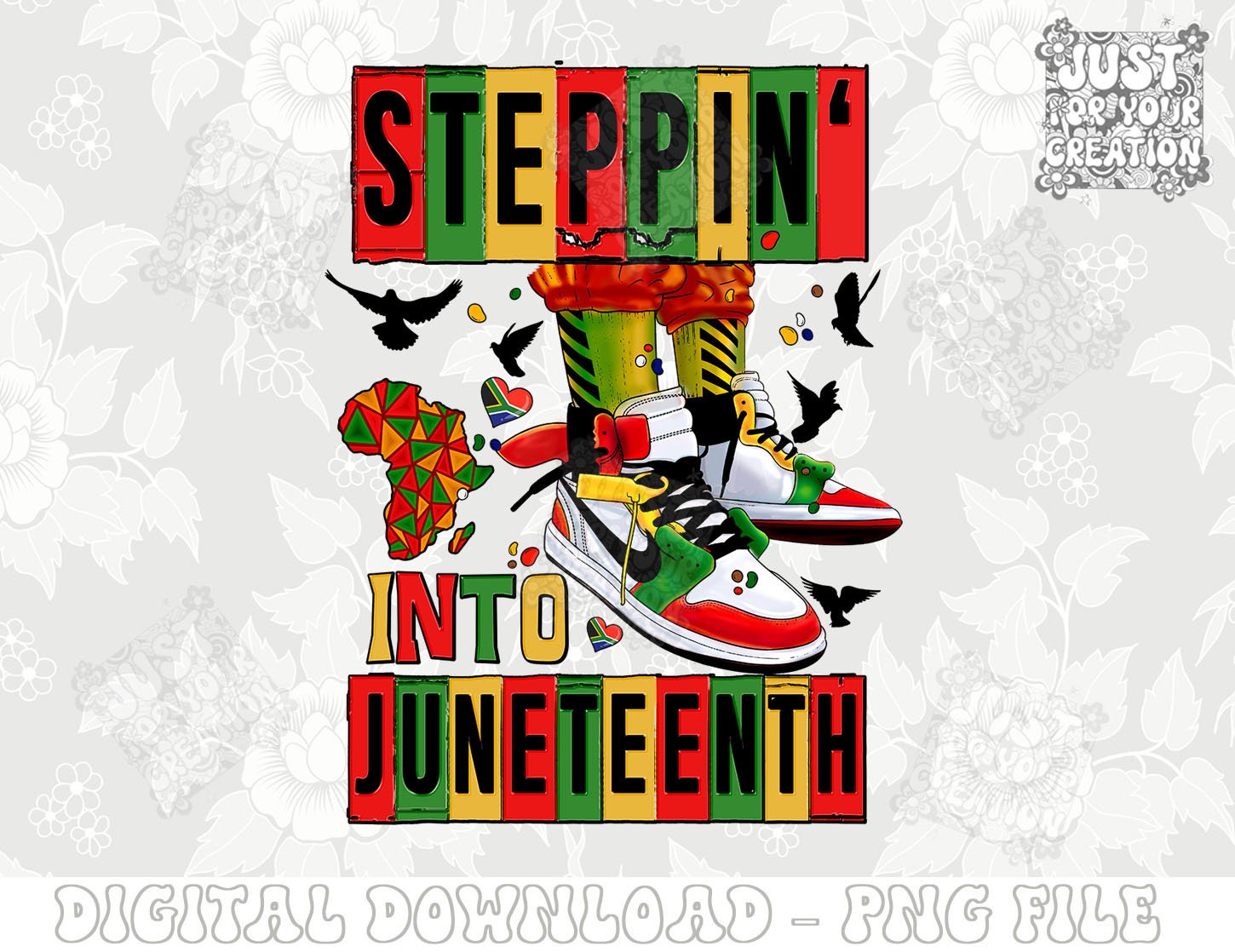 Steppin Into Juneteenth Male Svg Png Sublimation Design - Etsy