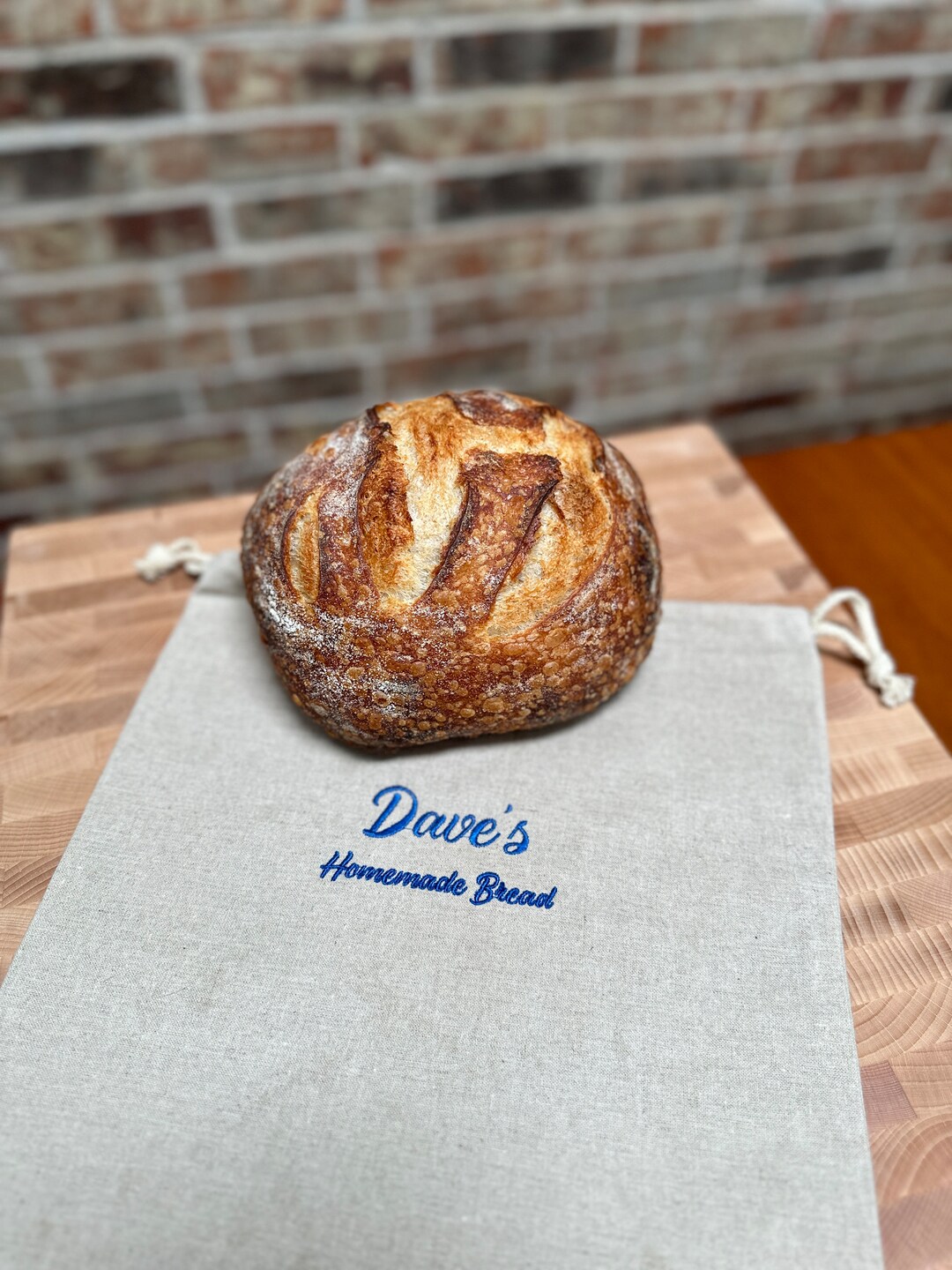 Personalized Bread Bag - Homemade Bread - Etsy