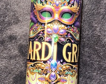 Mardi Gras Tumbler