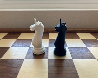 Unicorn (Nightrider) Fairy Chess Piece