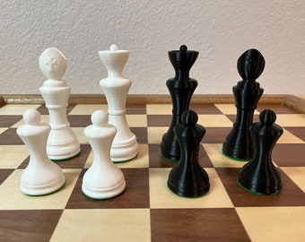Capablanca Chess (Gothic Chess) Pieces: Chancellor, Archbishop and Pawns