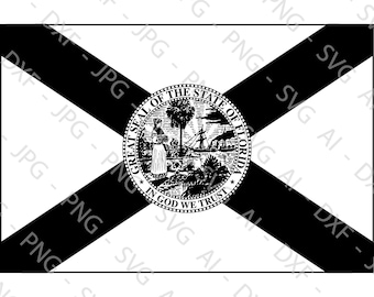 Florida State Flag File Bundle (ai, dxf, jpg, png & svg)