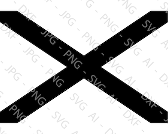 Alabama State Flag File Bundle (ai, dxf, jpg, png & svg)