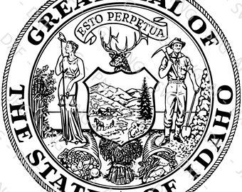 Idaho State Flag File Bundle (ai, dxf, jpg, png & svg)