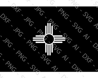 New Mexico State Flag File Bundle (ai, dxf, jpg, png & svg)