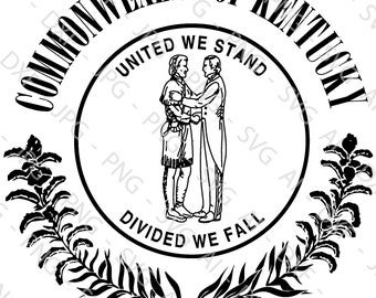 Kentucky State Flag File Bundle (ai, dxf, jpg, png & svg)