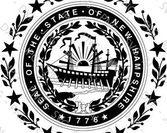 New Hampshire State Flag File Bundle (ai, dxf, jpg, png & svg)