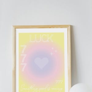 777 Angel Number Aura Printable  Wall Art