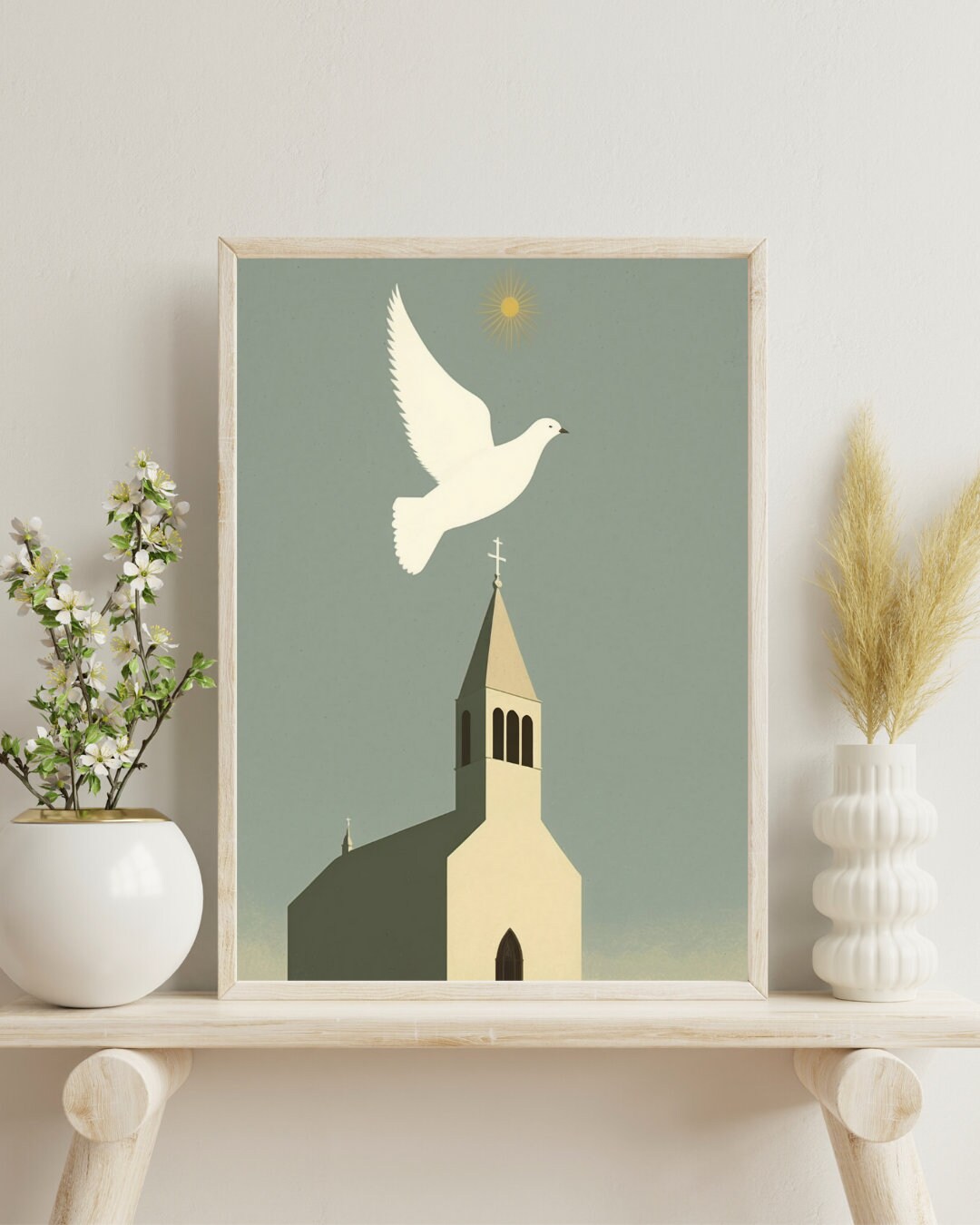 Modern Christian Wall Art Print Modern Jesus Art Christian Décor Bible ...
