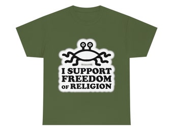 Flying Spaghetti Monster Unisex Heavy Cotton Tee
