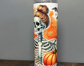Vaso de Halloween que brilla en la oscuridad
