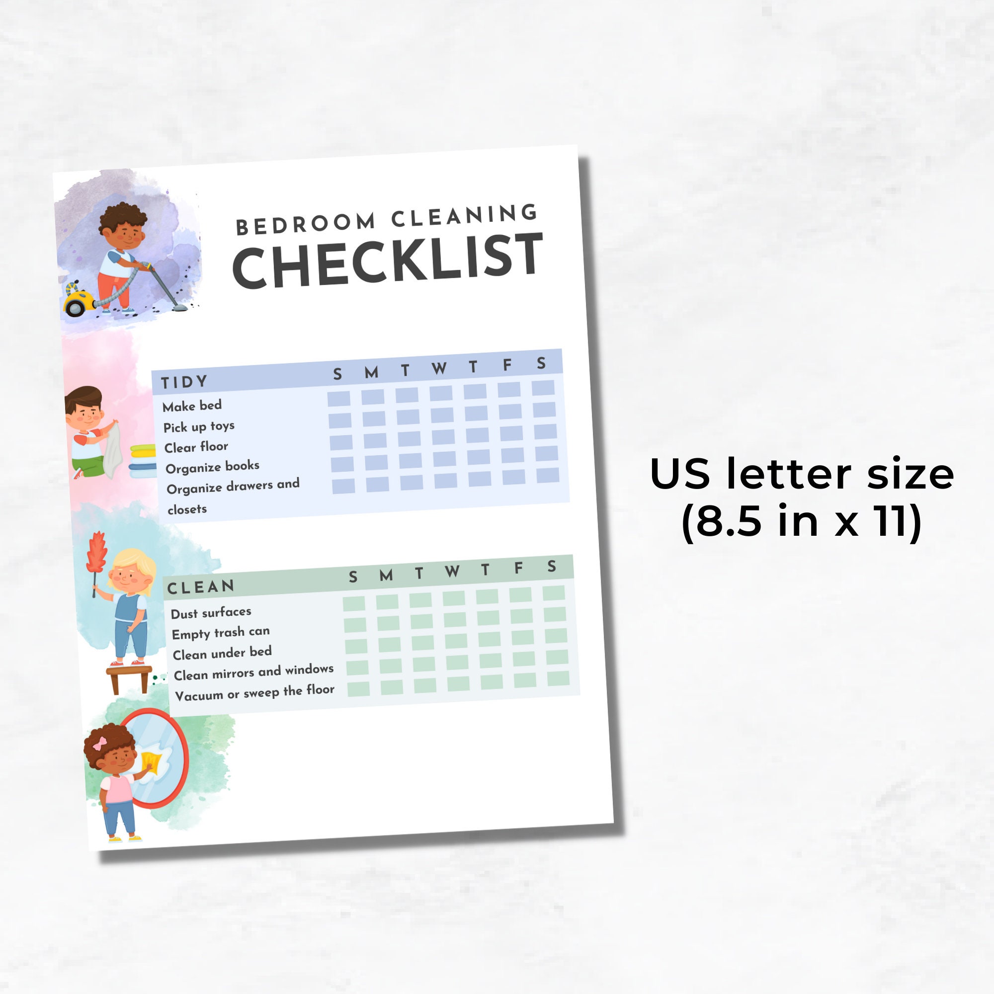 Bedroom Cleaning Checklist For Kids Weekly House Chore List Kid bedroom-cleaning-checklist-for-kids-weekly-house-chore-list-kid