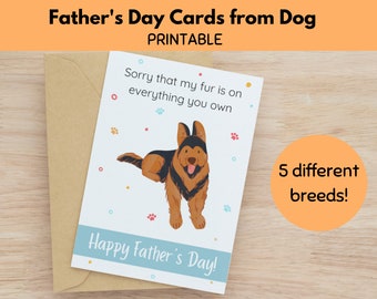 Cartão de Dia dos Pais de Cachorro, Cartão de Pai de Cachorro Engraçado, Pai de Cachorro, Amante de Animais de Estimação, Presente de Dia de Pawther, Cartão de Dia dos Pais de Cachorro, Do Cachorro