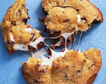 Giant S'mores Cookies (Viral TikTok recipe)