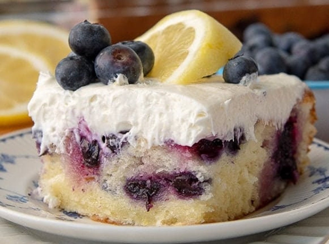 Whole Lemon Blueberry Cake With Whipped Cream Cheese Frosting READ ...