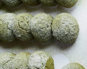 Galletas De Pastel De Té Matcha