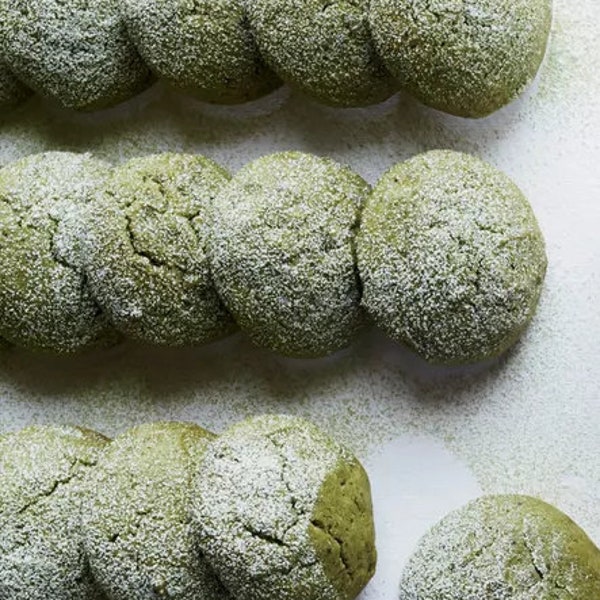 Galletas De Pastel De Té Matcha