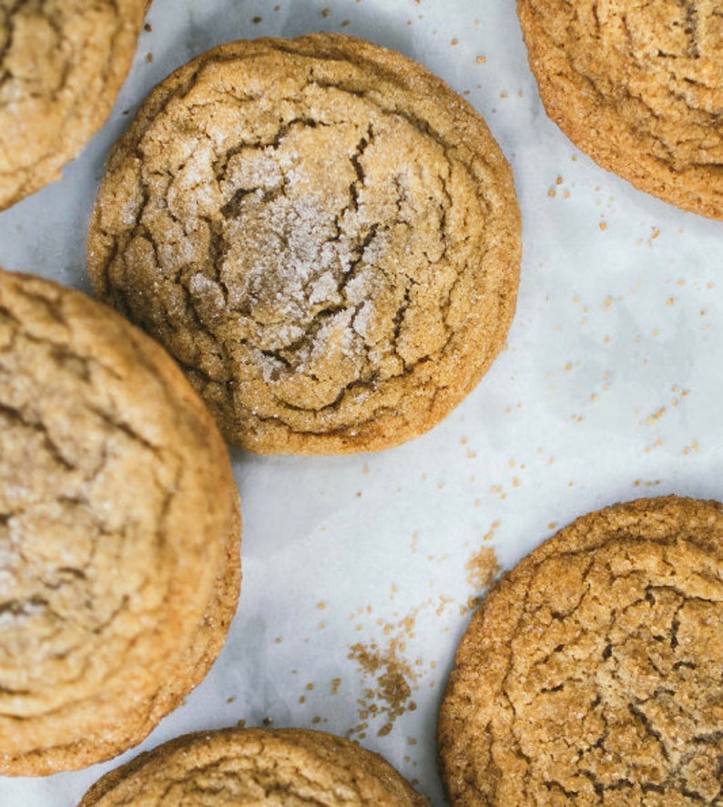 Molasses Brown Sugar Cookies.