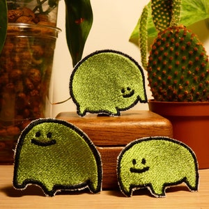 Patch bordado de sapo