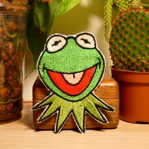 Muppet Frog Embroidery Patch