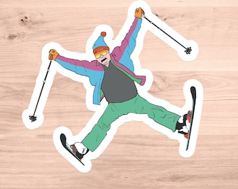 Soaring Eagle | Funny Skiing Vinyl Decals