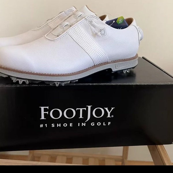 Scarpe da golf Footjoy Dryjoys Premiere Series da donna Allacciatura BOA 99022 Taglia 8 M