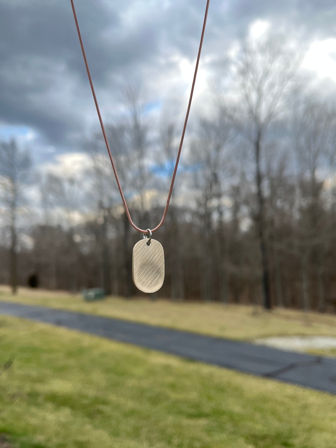 Light Gold Drum Cymbal Pendant Necklace Gift for Music Lovers Upcycled