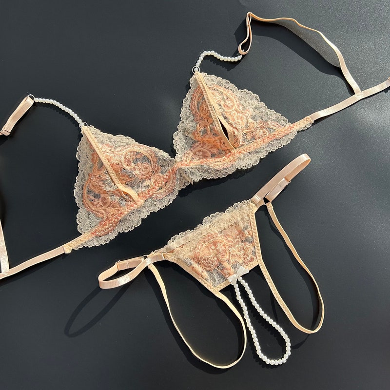 Nude Open Lingerie - Etsy