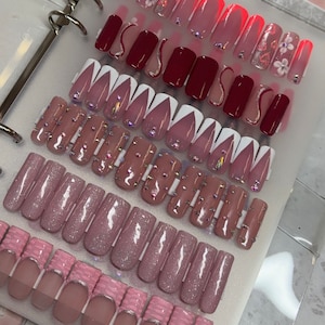 Custom Luxury Press on Nails - Etsy