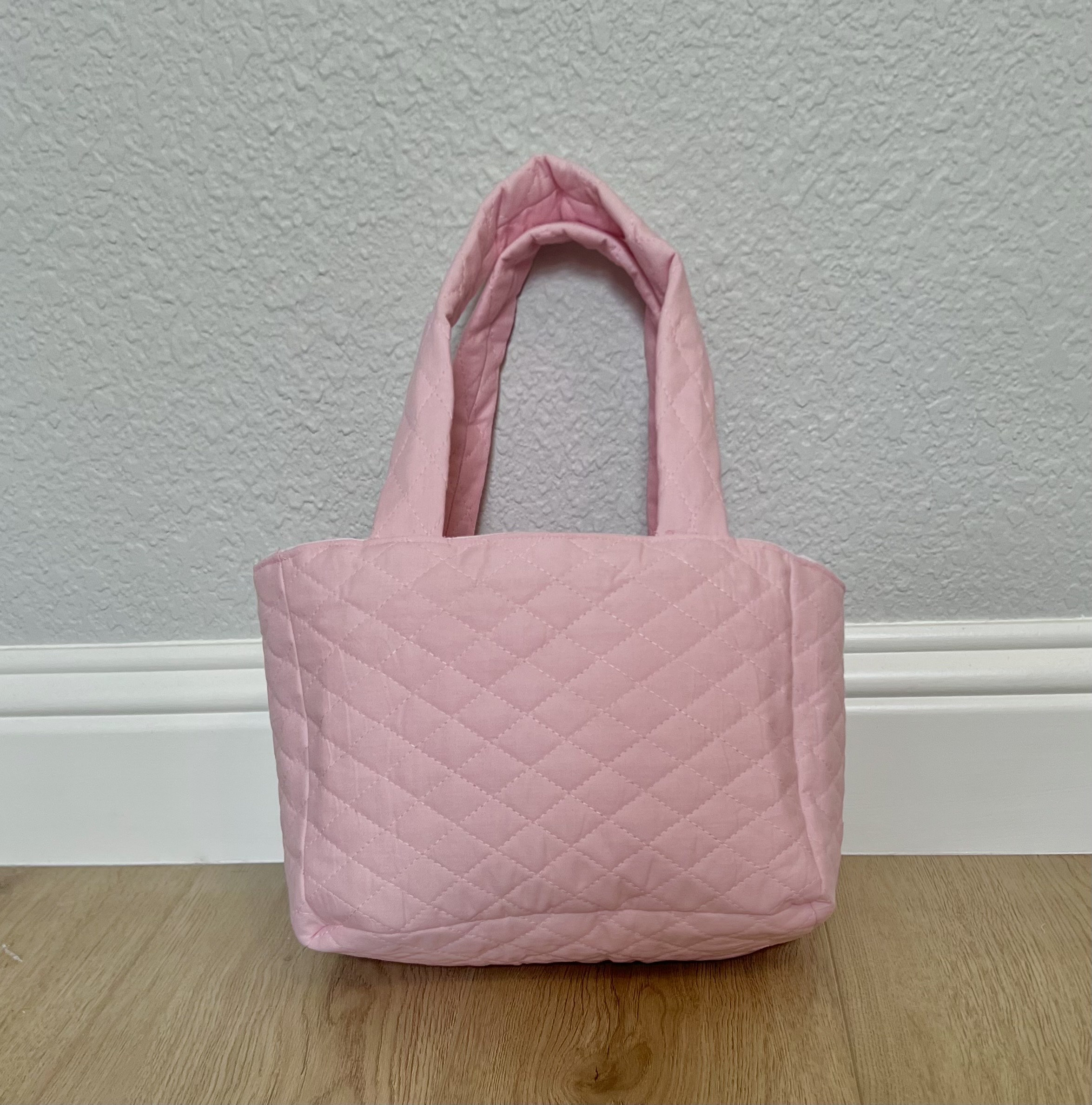 Quilted Shoulder Bag - Light pink - Kids