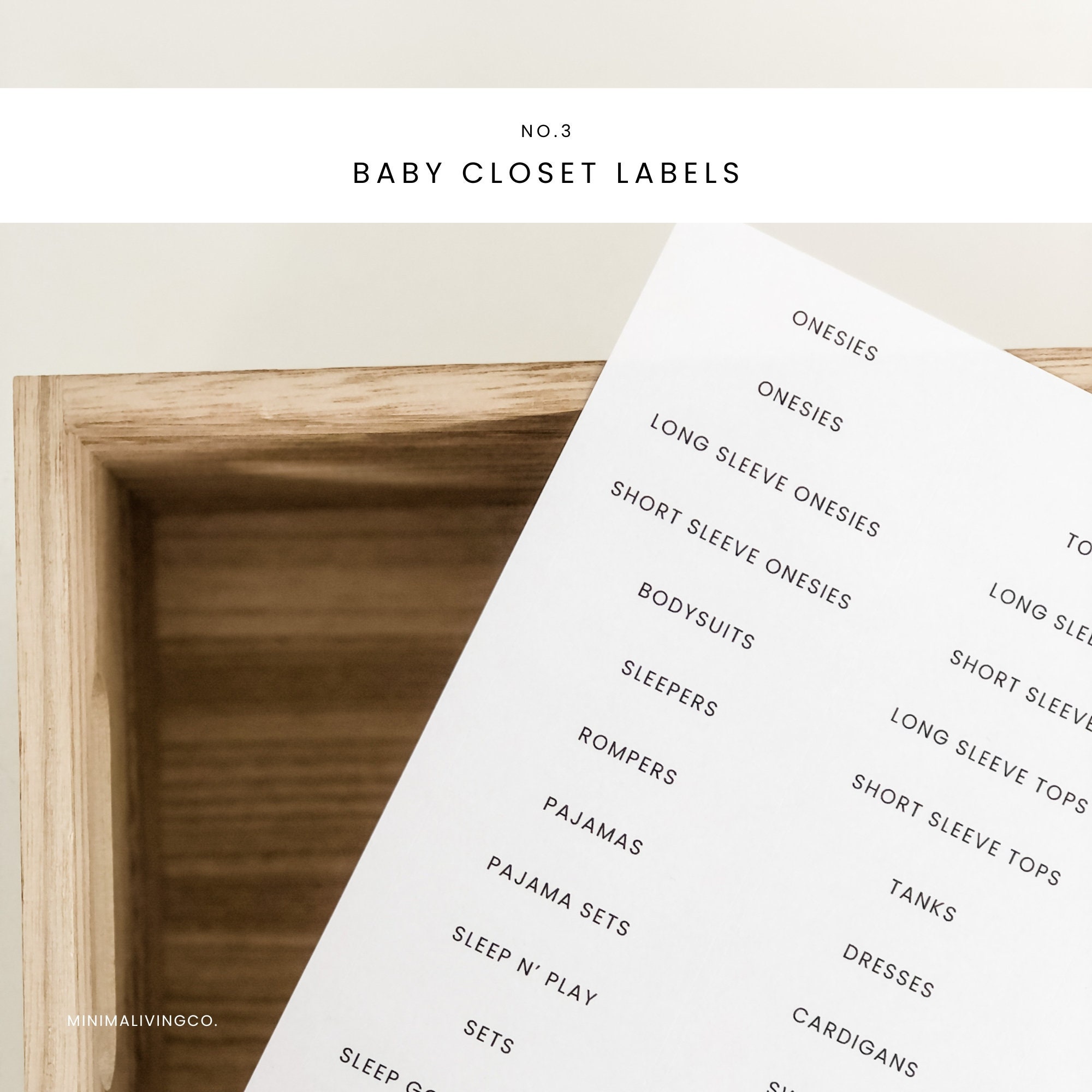 03. Baby Closet Labels for Nursery - Etsy