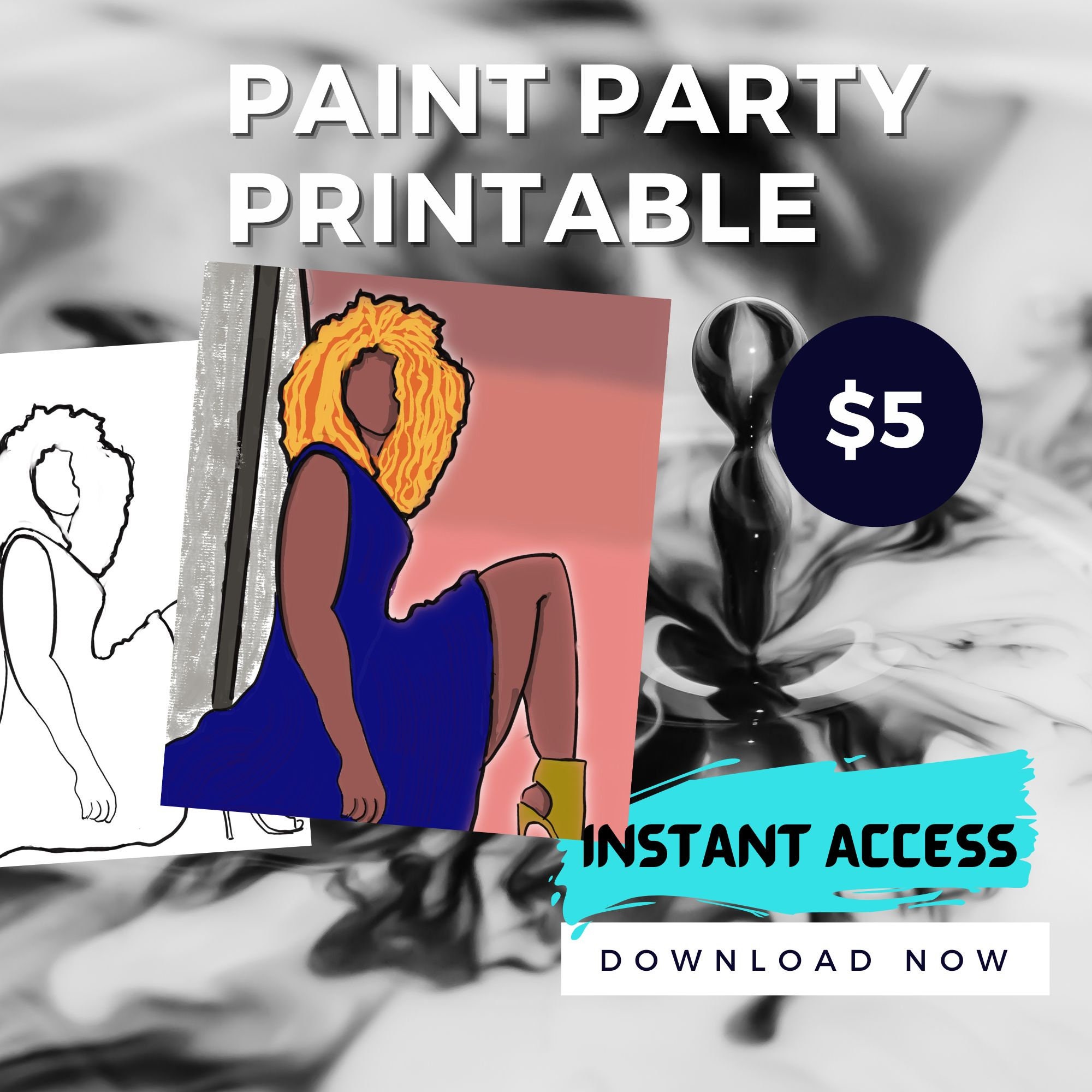 Paint Party Kits for Adults DIY Complete With All Supplies Included 
