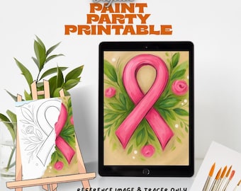 Breast cancer awareness | Pink ribbon Digital Download Printables |  DIY Activities Wall Art | fight like a girl Coloring Pages